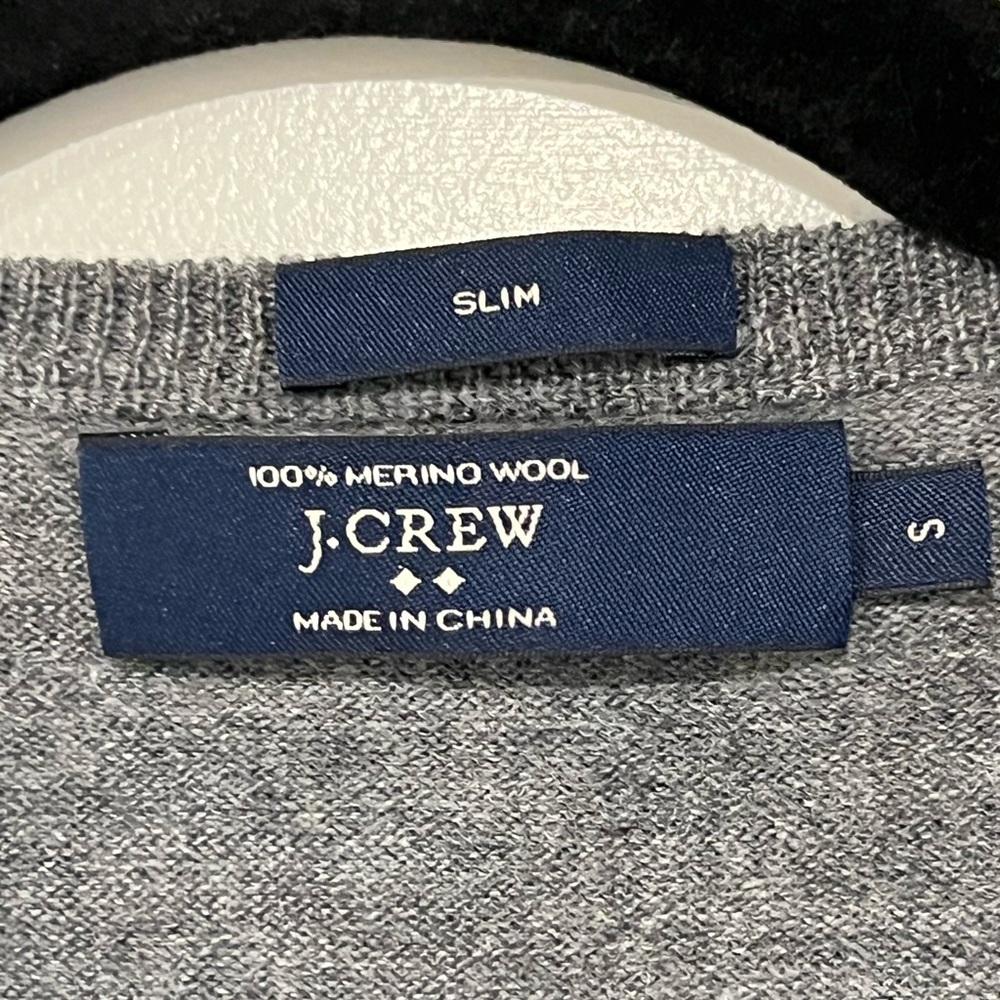J. Crew Men’s Crewneck Sweater - Gray - Picture 3 of 3